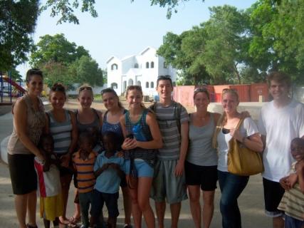 Group shot at Danita's orphanage