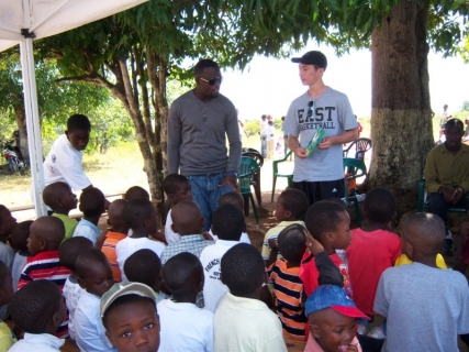 Erik teaches through an interpreter