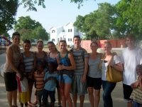 Group shot at Danita's orphanage